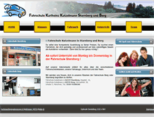 Tablet Screenshot of fahrschule-kutzelmann.de